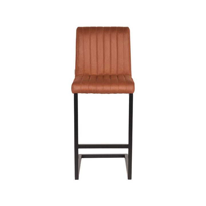 Barkruk Sereno - Cognac - Microfiber (set van 2) - {{ product.type }} - Kas20