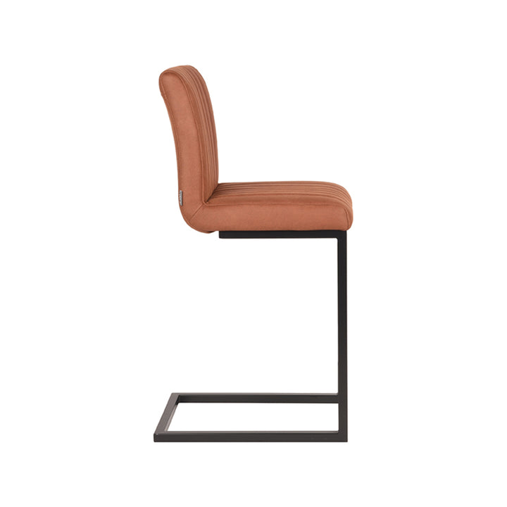 Barkruk Sereno - Cognac - Microfiber (set van 2) - {{ product.type }} - Kas20