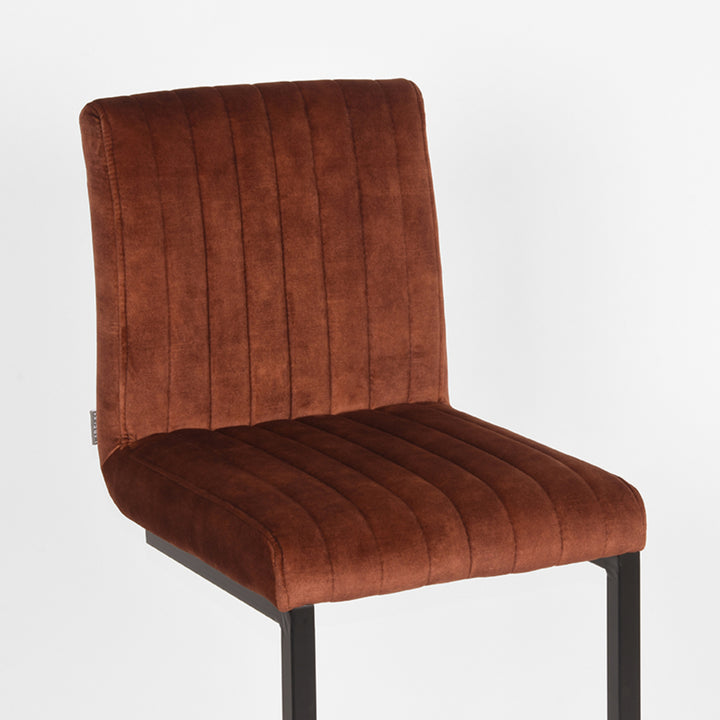 Barkruk Sereno - Rust - Velours (set van 2) - {{ product.type }} - Kas20