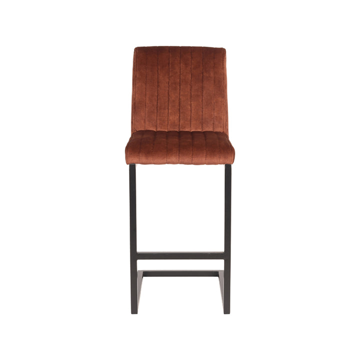 Barkruk Sereno - Rust - Velours (set van 2) - {{ product.type }} - Kas20