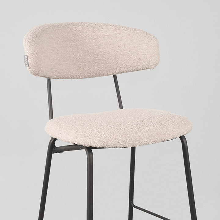 Barkruk Zephyr - Naturel - Boucle (set van 2) - {{ product.type }} - Kas20