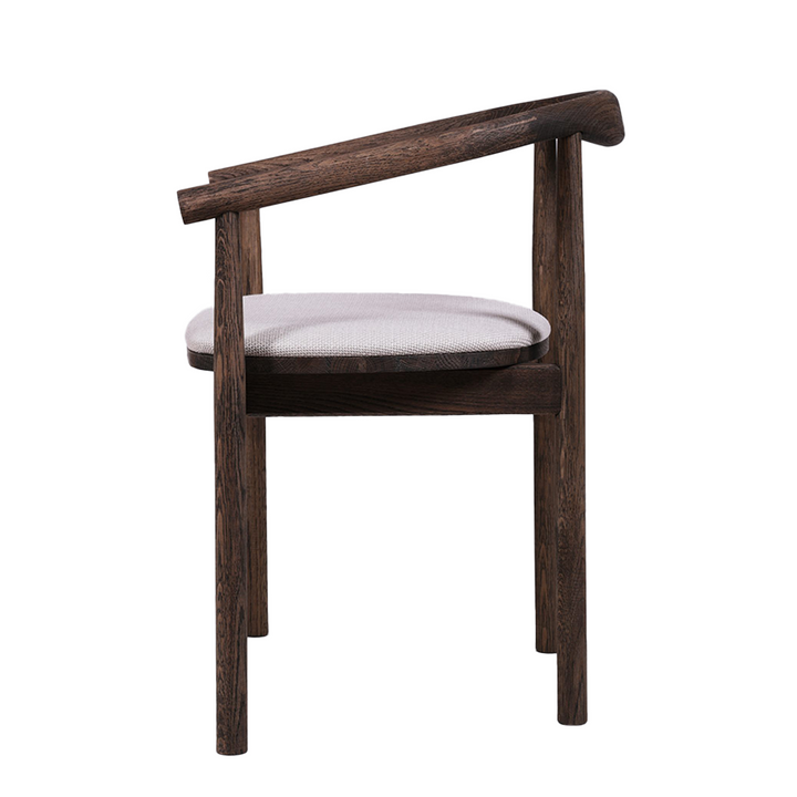 Houten Eetkamerstoel Ruben - Eiken Bruin - Vast onderstel - {{ product.type }} - Kas20