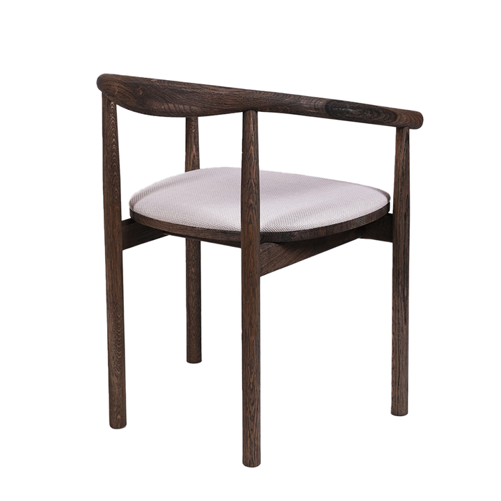 Houten Eetkamerstoel Ruben - Eiken Bruin - Vast onderstel - {{ product.type }} - Kas20
