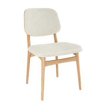 Bjorn eetkamerstoel wit - Vast onderstel - {{ product.type }} - Kas20