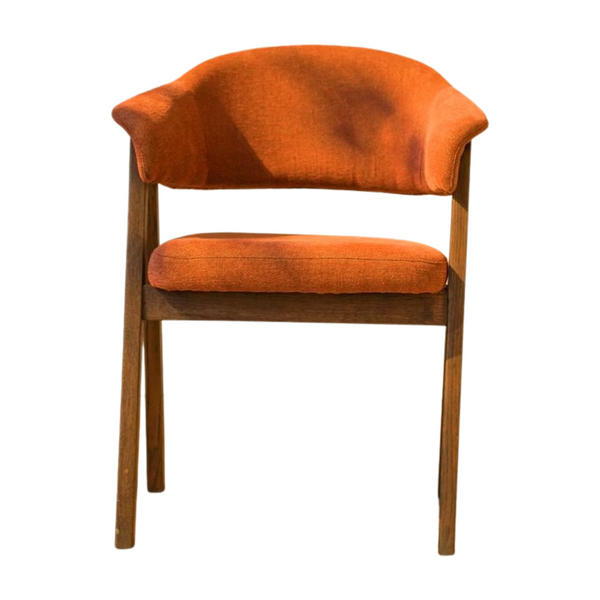 Monette eetkamerstoel - Walnut Brown Onderstel