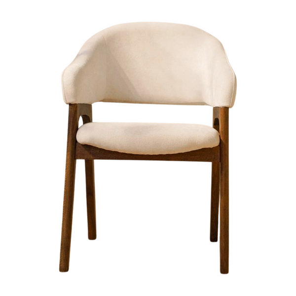 Beau eetkamerstoel - Walnut Brown onderstel