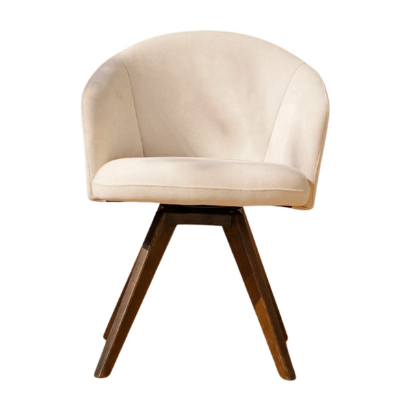 Elinor eetkamerstoel - Walnut Brown Onderstel