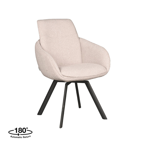 Eetkamerstoel Bastian - Naturel - Boucle - {{ product.type }} - Kas20