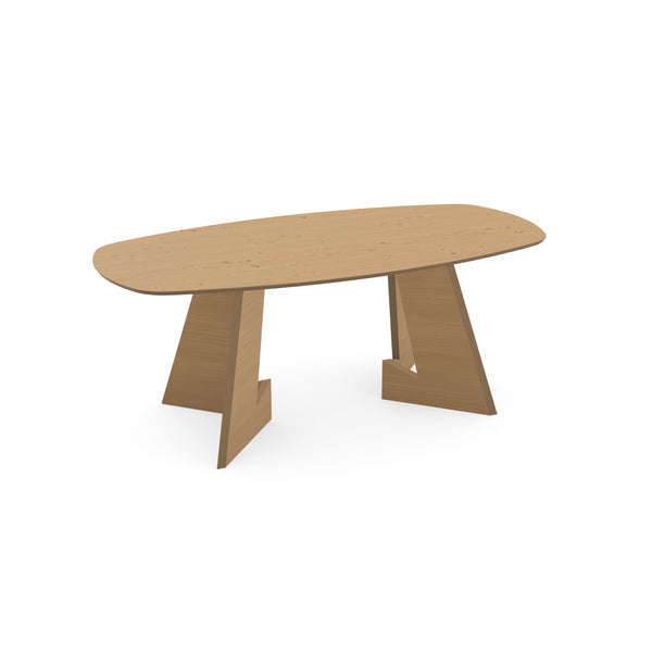 Eiken eettafel Naturel - Deens Ovaal - Andor naturel