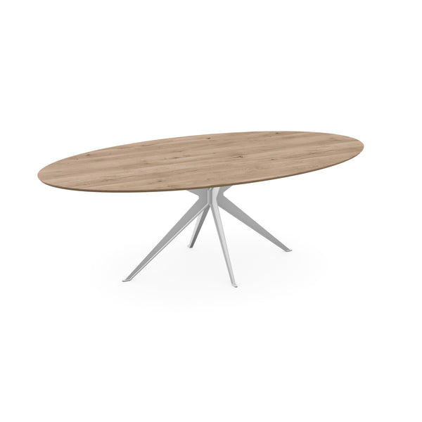 Eiken eettafel Naturel - Ovaal - Anna Wit