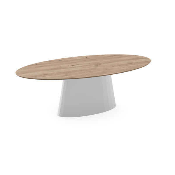 Eiken eettafel Naturel - Ovaal - Sjors Wit