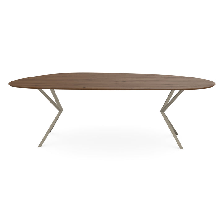 Eiken eettafel toscane 2x - Organisch A - VV licht bruin - {{ product.type }} - Kas20