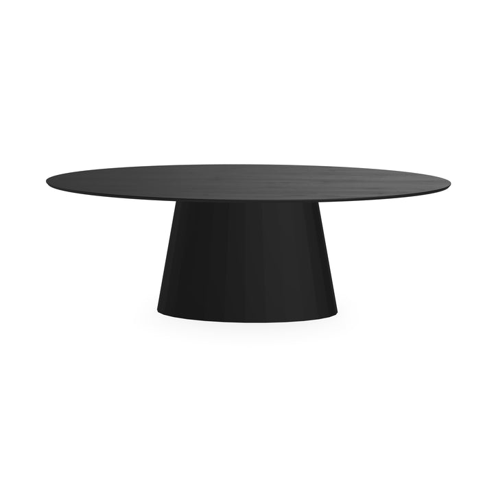 Eiken eettafel Zwart - Ovaal - Sjors Zwart - {{ product.type }} - Kas20