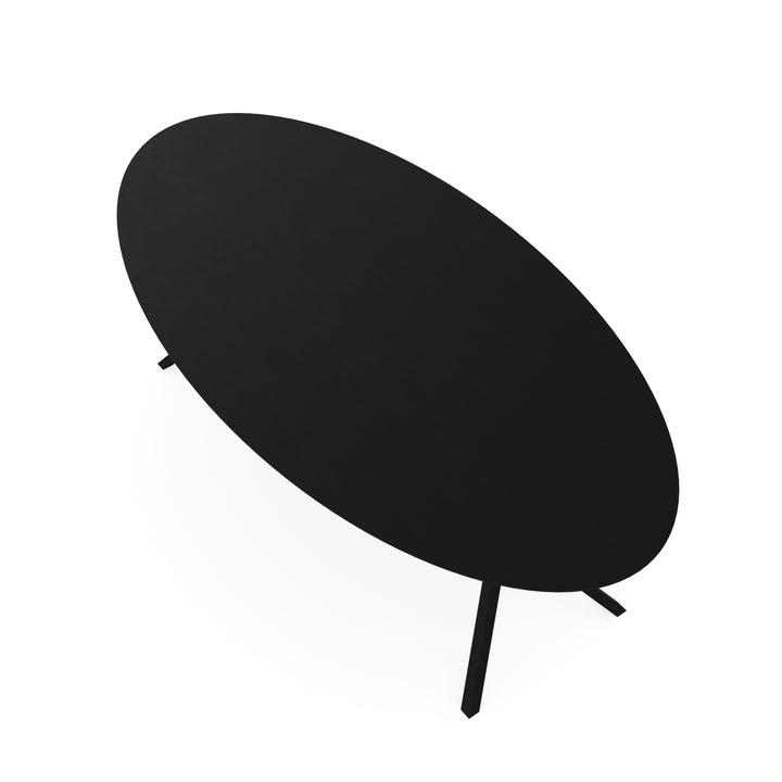 Eiken eettafel Zwart - Ovaal - Vv Zwart - {{ product.type }} - Kas20