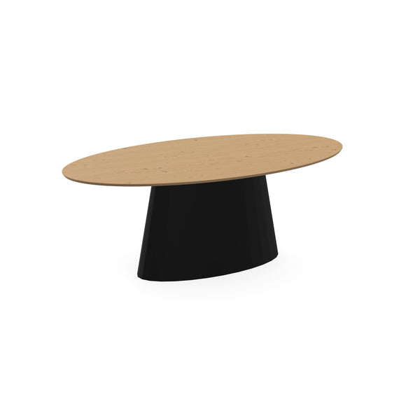 Eiken eettafel Naturel - Ovaal - Sjors Zwart