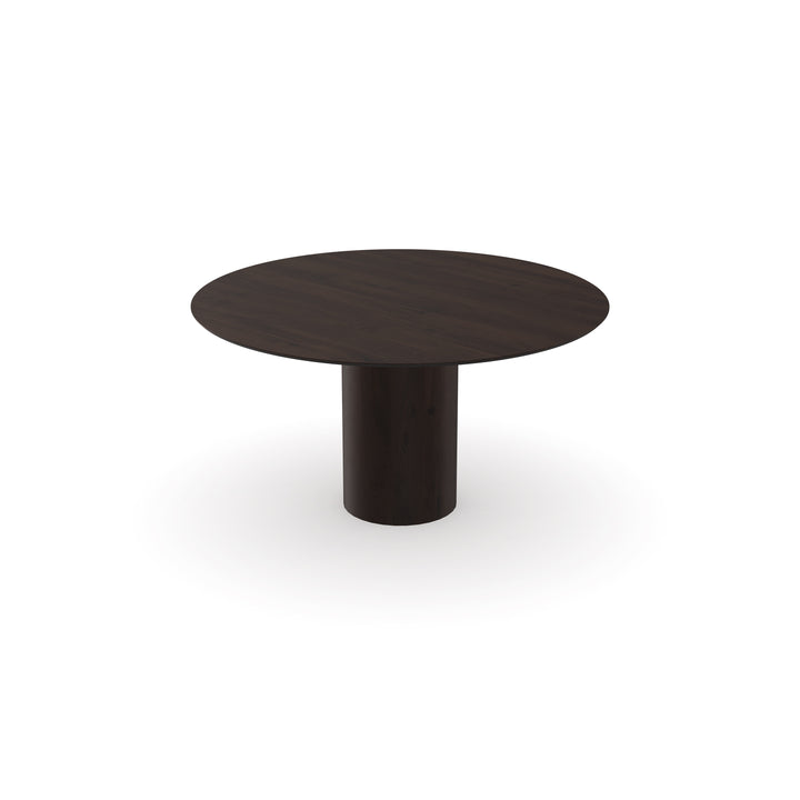 Eiken eettafel walnut brown 2x - Rond - Columbus walnut brown 2x - {{ product.type }} - Kas20