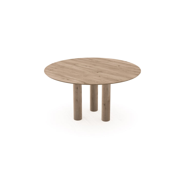 Eiken eettafel Naturel - Rond - Columbus Naturel - {{ product.type }} - Kas20