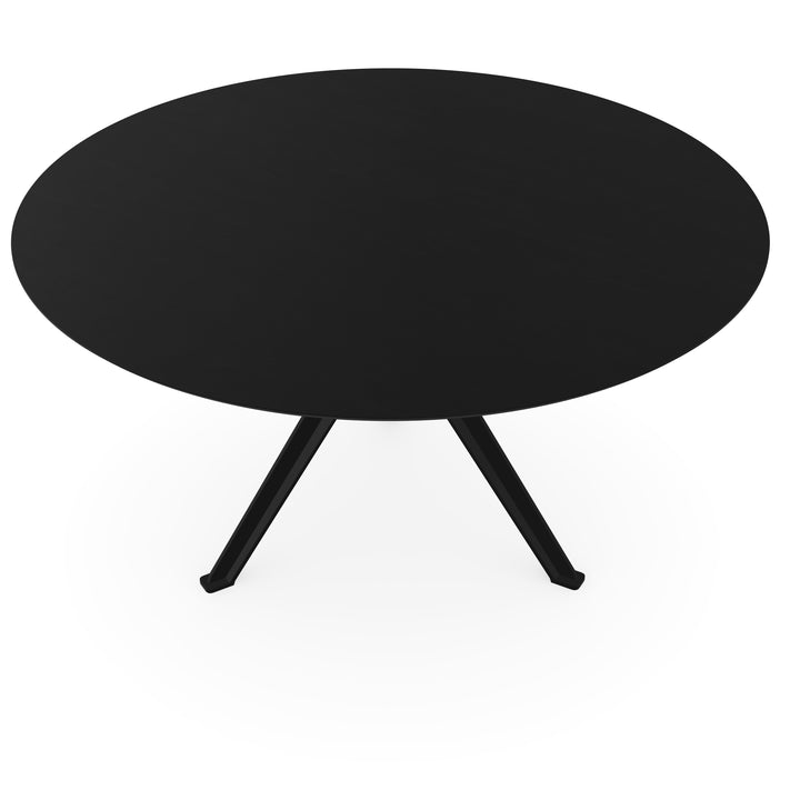 Eiken eettafel zwart - Rond - Stella zwart - {{ product.type }} - Kas20