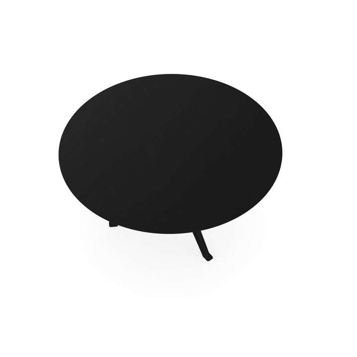 Eiken eettafel zwart - Rond - Stella zwart - {{ product.type }} - Kas20