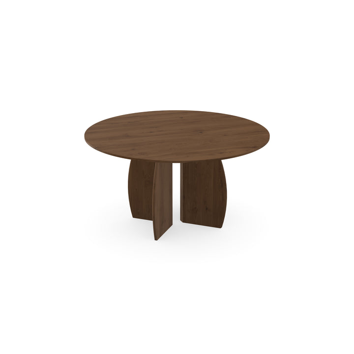 Eiken eettafel Toscane 2x - rond - Maan toscane 2x - {{ product.type }} - Kas20