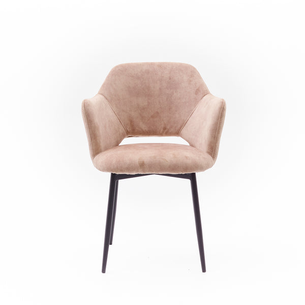 Elli Eetkamerstoel - Adore Liver - Vast onderstel - {{ product.type }} - Kas20