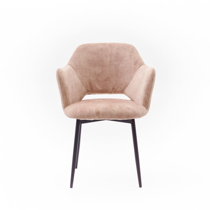 Elli Eetkamerstoel - Adore Liver - Vast onderstel - {{ product.type }} - Kas20