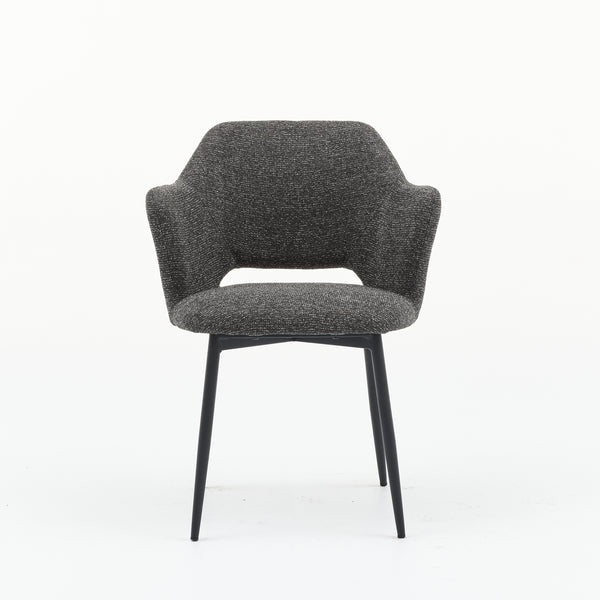 Elli Eetkamerstoel - Sneak Antracithe - Vast onderstel - {{ product.type }} - Kas20