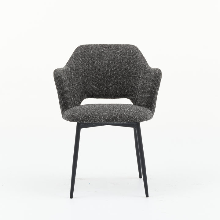 Elli Eetkamerstoel - Sneak Antracithe - Vast onderstel - {{ product.type }} - Kas20