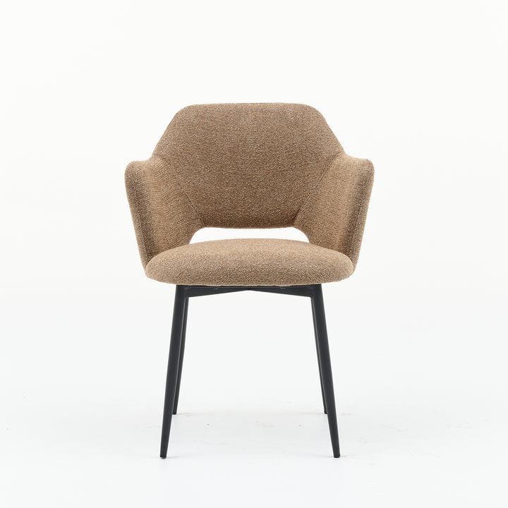 Elli Eetkamerstoel - Sneak Caramel - Vast onderstel - {{ product.type }} - Kas20