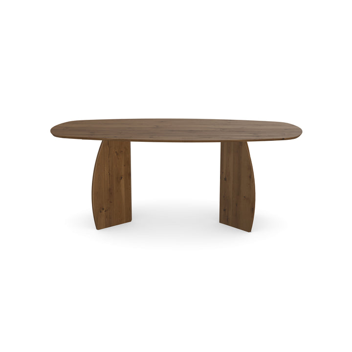 Eiken massief eettafel toscane 2x - Deens ovaal - maan toscane 2x - {{ product.type }} - Kas20