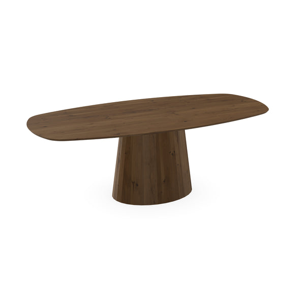 Eiken massief eettafel toscane 2x - deens ovaal - Sjors toscane 2x