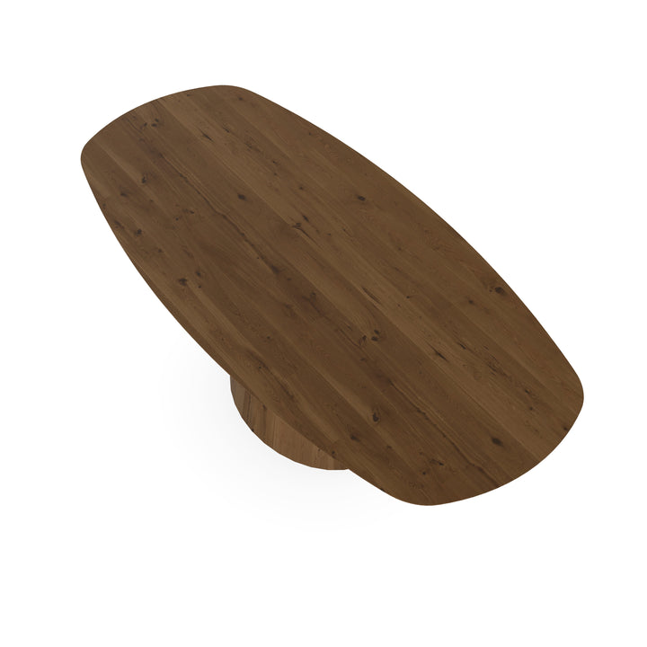 Eiken massief eettafel toscane 2x - deens ovaal - Sjors toscane 2x - {{ product.type }} - Kas20