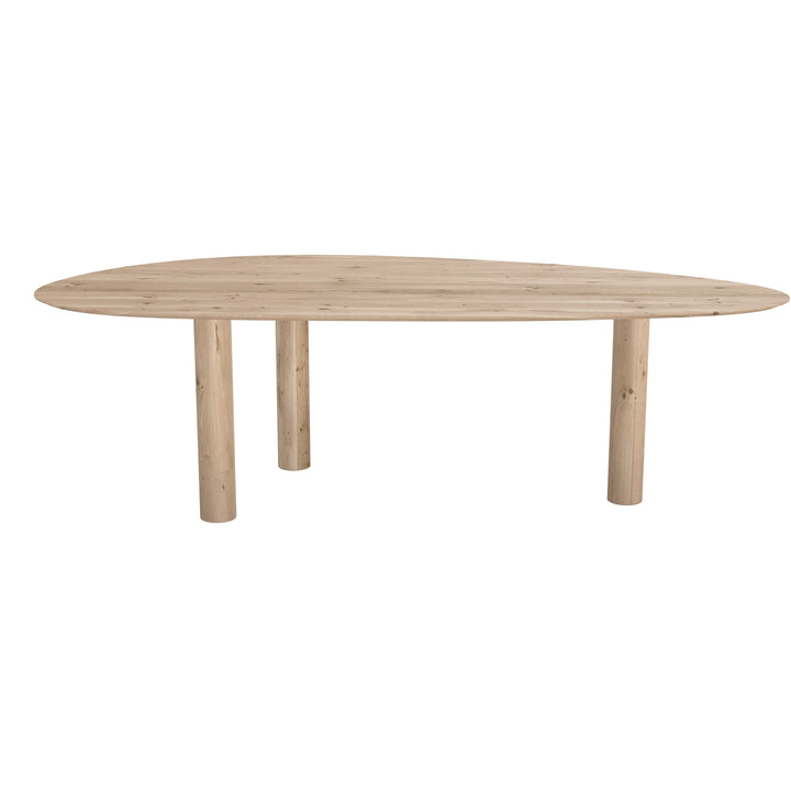 Eiken massief eettafel Naturel - Kiezel B - Columbus naturel - {{ product.type }} - Kas20