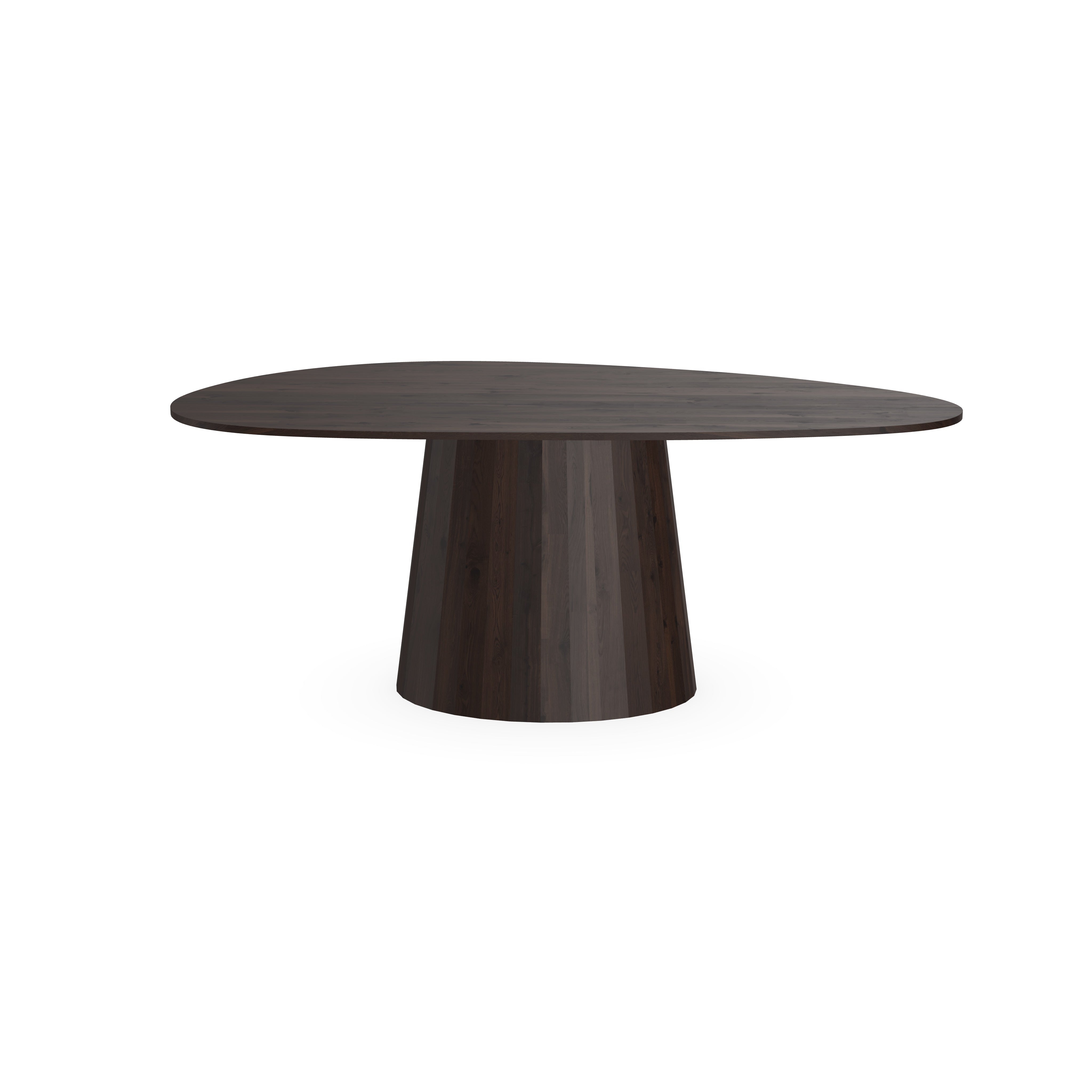 Eettafel Eiken Walnut brown - Kiezel-B - Sjors onderstel