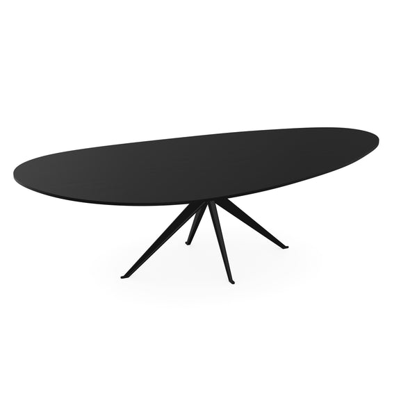 Eiken eettafel Zwart - Kiezel A- Anna zwart