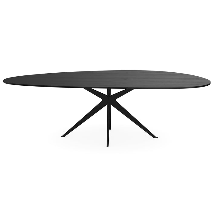 Eiken eettafel Zwart - Kiezel A- Anna zwart - {{ product.type }} - Kas20