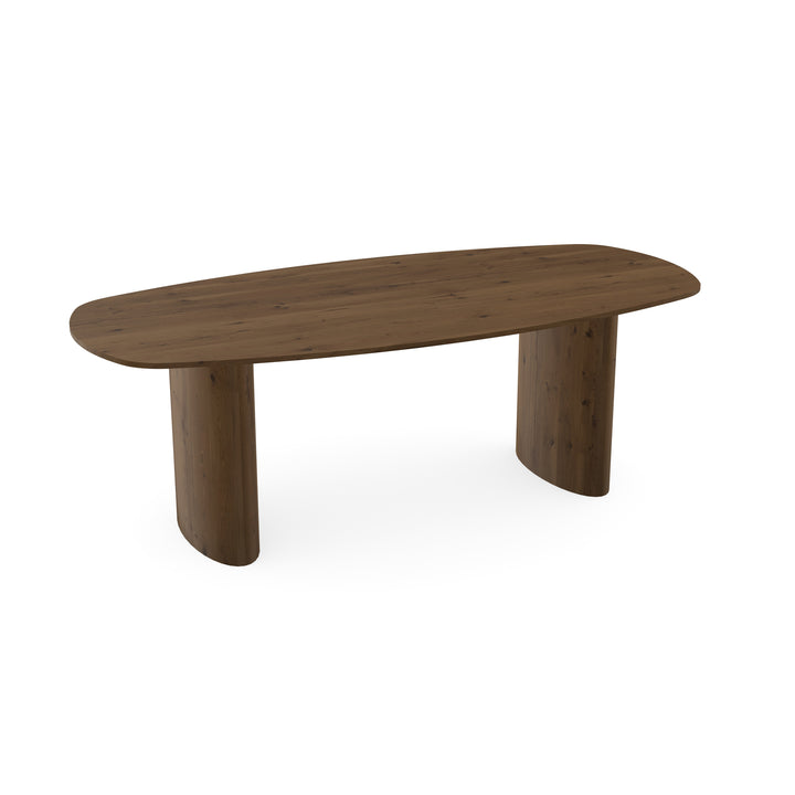 Eiken massief eettafel Toscane 2x - Deens Ovaal - Freya toscane 2x - {{ product.type }} - Kas20