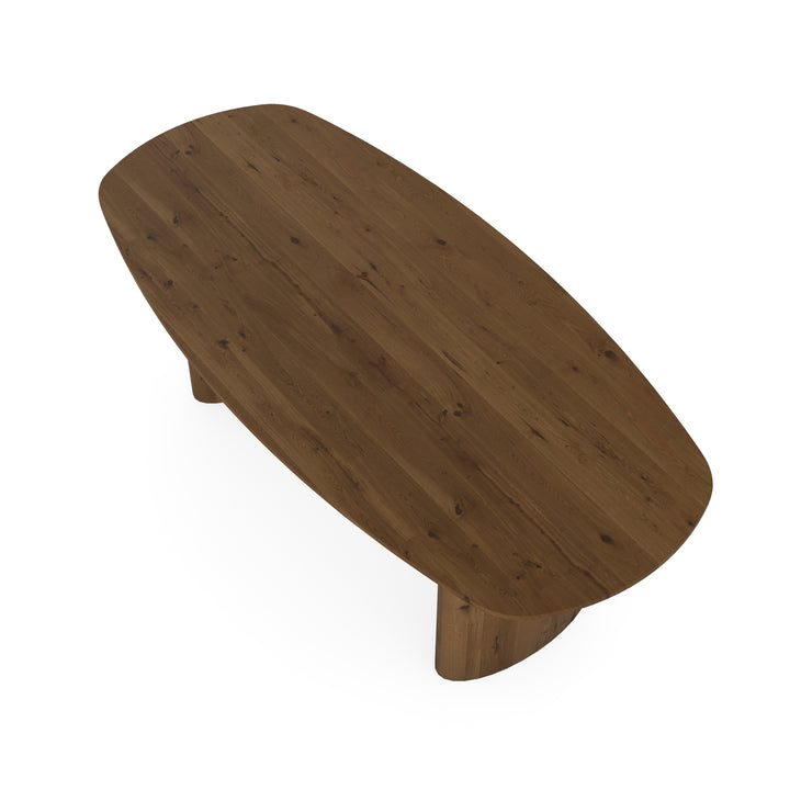 Eiken massief eettafel Toscane 2x - Deens Ovaal - Freya toscane 2x - {{ product.type }} - Kas20