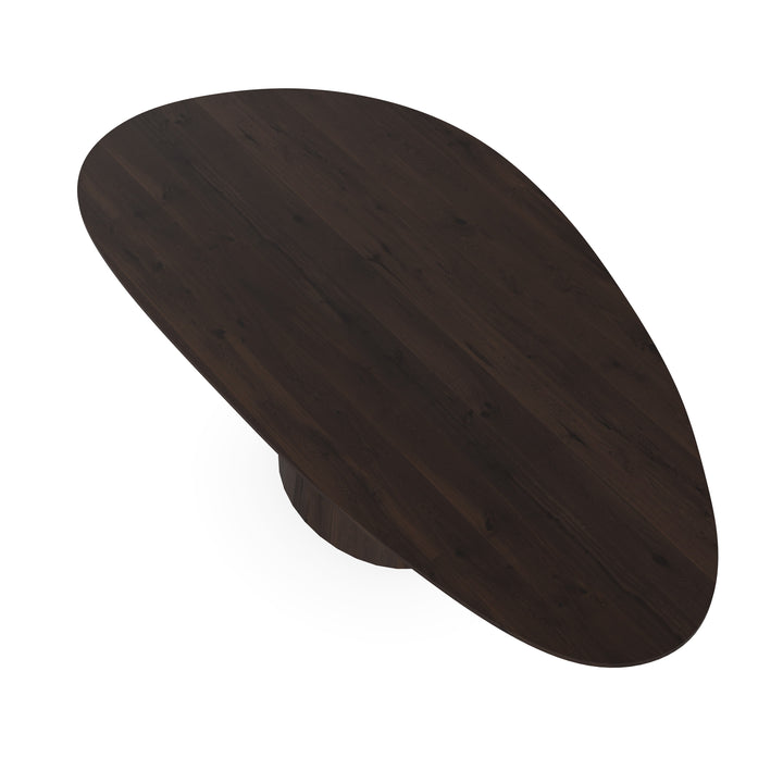 Eiken massief eettafel Walnut brown 2x - Kiezel-B - Sjors walnut brown 2x - {{ product.type }} - Kas20