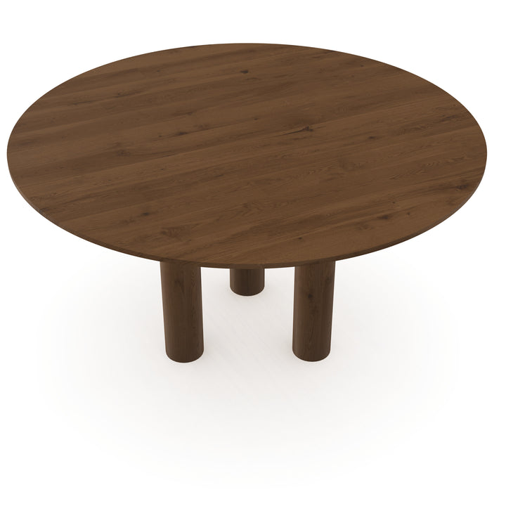 Eiken massief eettafel toscane 2x - Rond - Columbus toscane 2x - {{ product.type }} - Kas20
