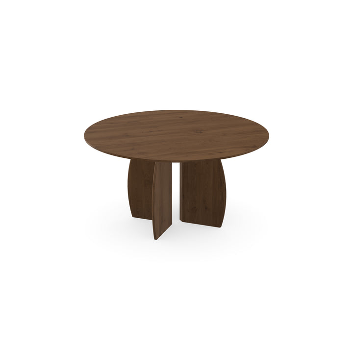 Eiken massief eettafel toscane 2x - Rond - Maan toscane 2x - {{ product.type }} - Kas20
