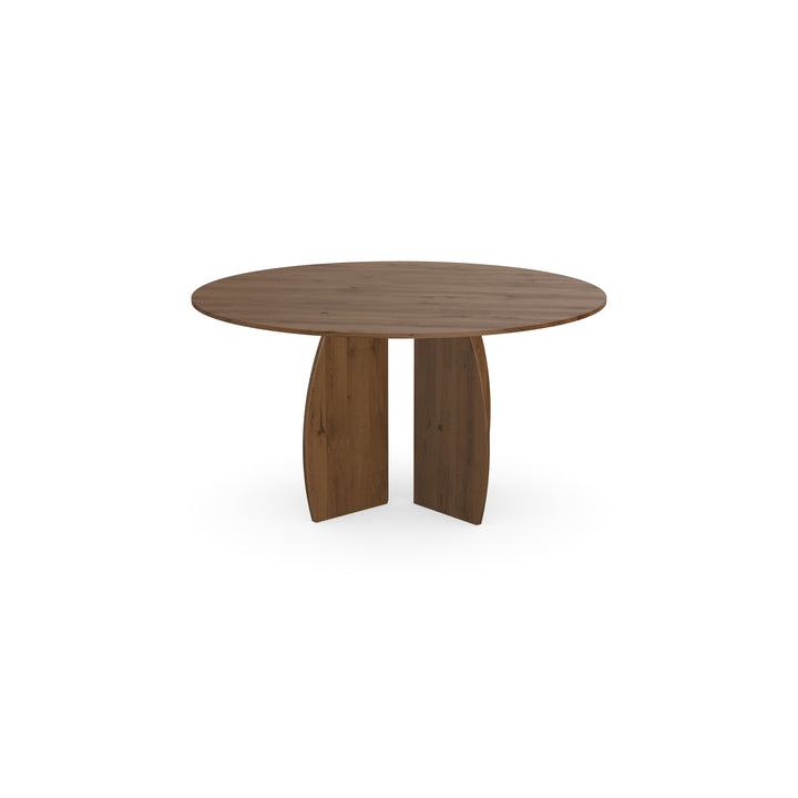 Eiken massief eettafel toscane 2x - Rond - Maan toscane 2x - {{ product.type }} - Kas20