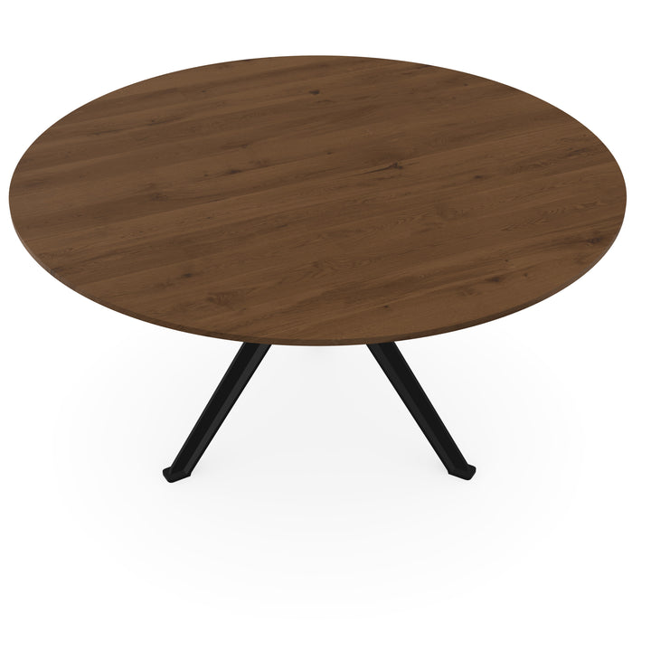 Eiken massief eettafel toscane 2x - Rond - Stella Zwart - {{ product.type }} - Kas20