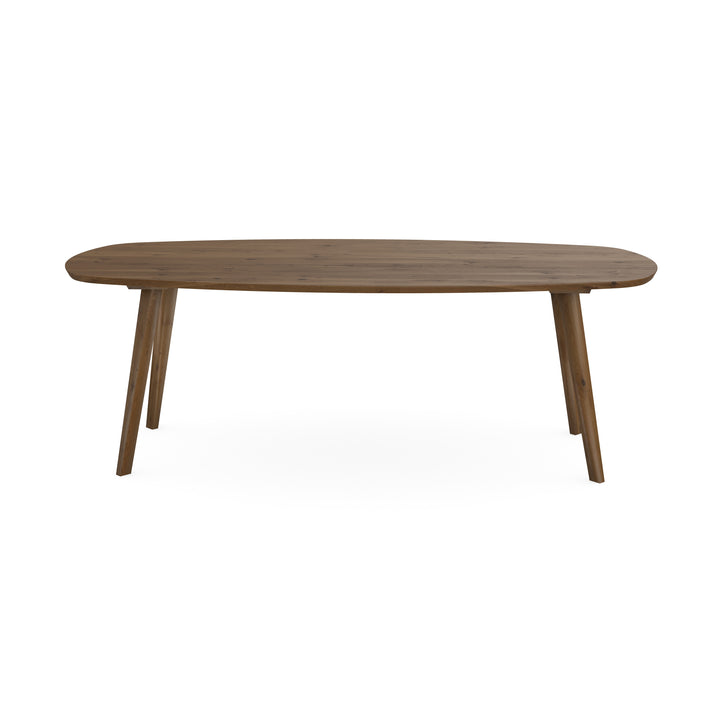 Eiken massief eettafel toscane 2x - Deens ovaal - I schuin toscane 2x - {{ product.type }} - Kas20