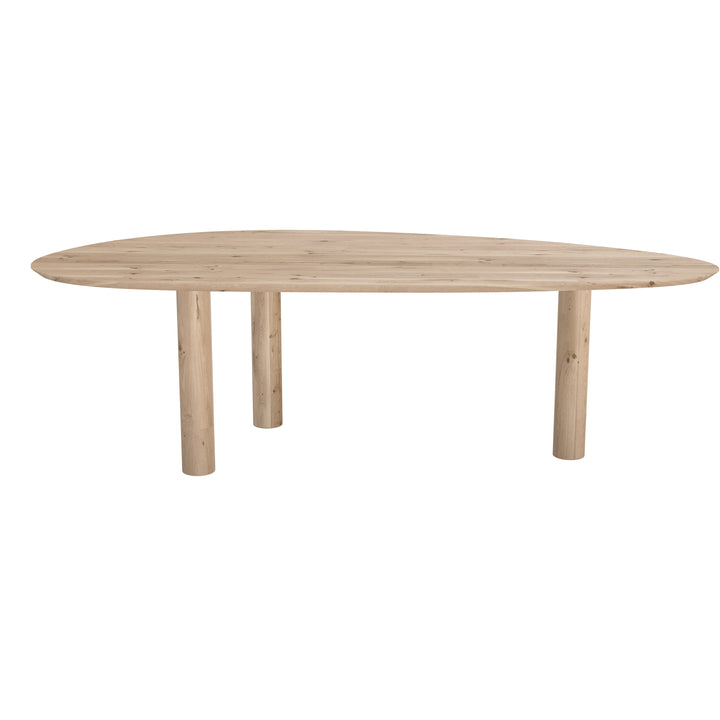 Eiken massief eettafel Naturel - Kiezel B - Columbus naturel - {{ product.type }} - Kas20