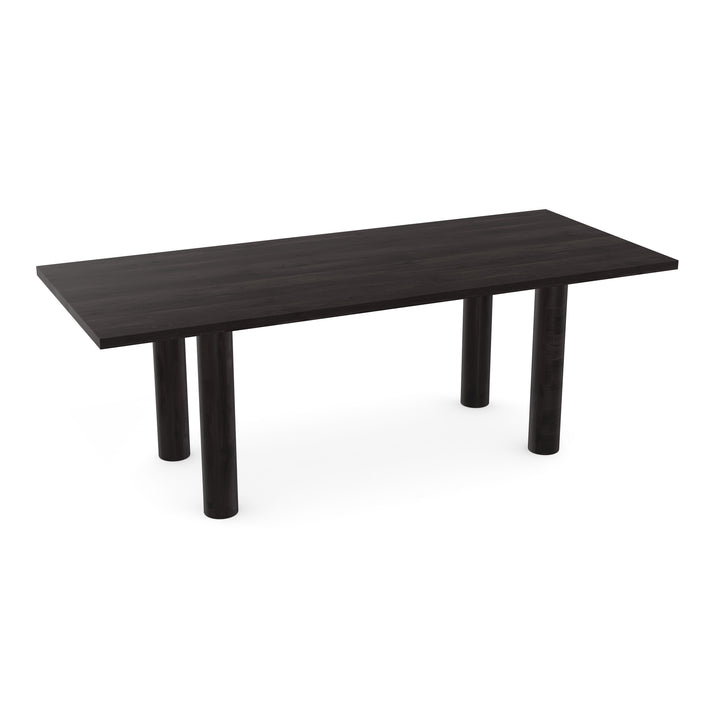 Eiken massief eettafel Black Smoke Intens - Recht - Columbus black smoke intens - {{ product.type }} - Kas20