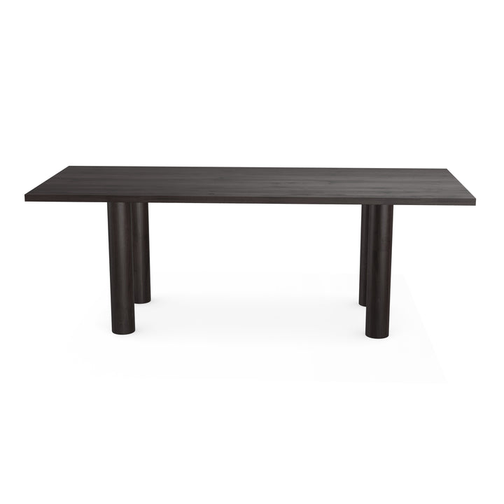 Eiken massief eettafel Black Smoke Intens - Recht - Columbus black smoke intens - {{ product.type }} - Kas20