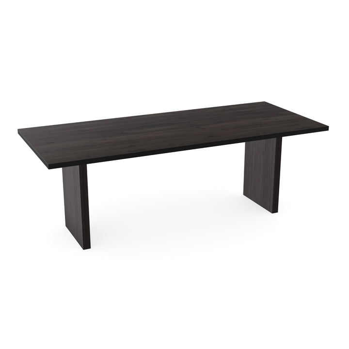 Eiken massief eettafel Black Smoke Intens - Recht - Blok black smoke intens - {{ product.type }} - Kas20