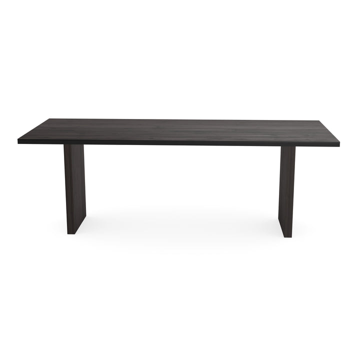Eiken massief eettafel Black Smoke Intens - Recht - Blok black smoke intens - {{ product.type }} - Kas20