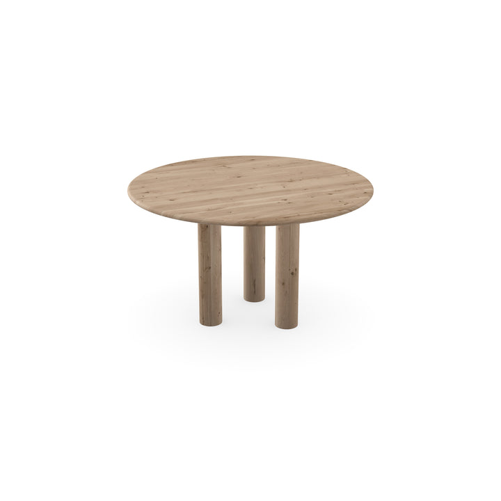 Eiken massief eettafel Naturel - Rond - columbus naturel - {{ product.type }} - Kas20